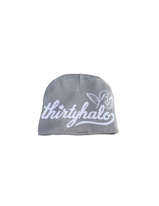 Satin Lined Gray Beanie